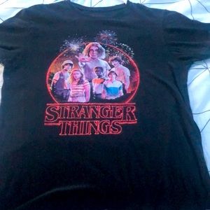Medium women’s stranger things tee shirt.